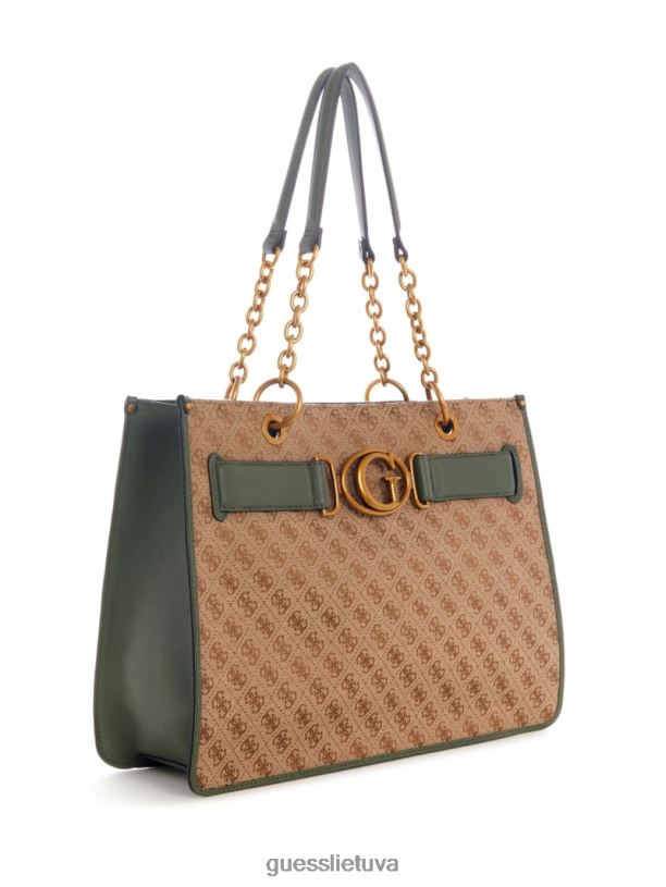 moterys GUESS 6NLN3109 krepšiai latte/alyvuogių aviana krepšys