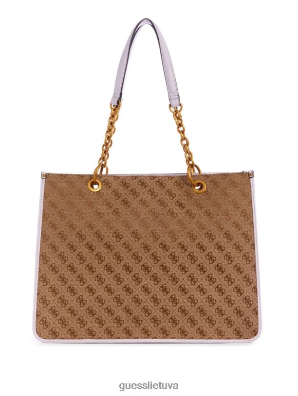 moterys GUESS 6NLN3111 krepšiai latte / alyvinė aviana krepšys