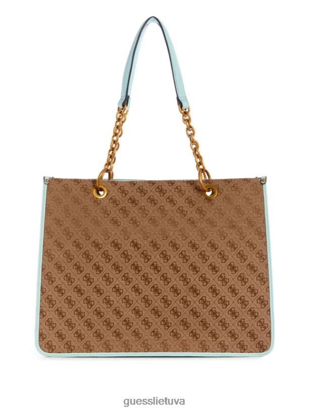 moterys GUESS 6NLN3114 krepšiai latte/surf aviana krepšys