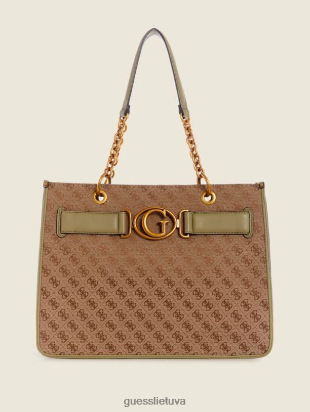 moterys GUESS 6NLN3115 krepšiai latte / celadonas aviana krepšys