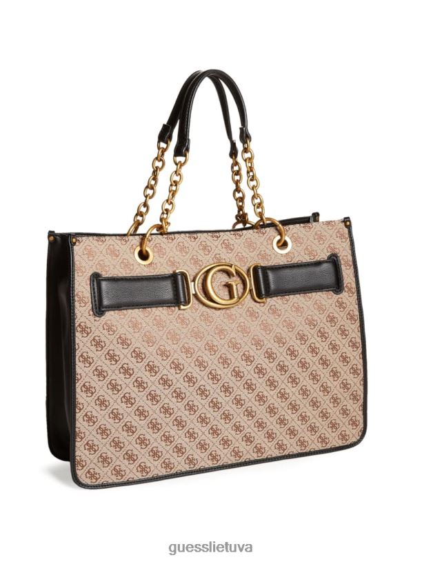 moterys GUESS 6NLN3120 krepšiai juodas aviana krepšys