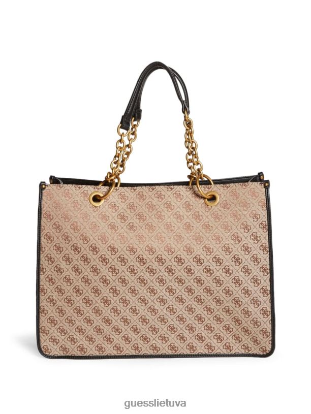 moterys GUESS 6NLN3120 krepšiai juodas aviana krepšys