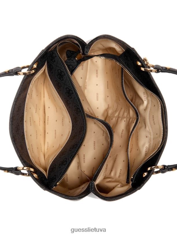 moterys GUESS 6NLN3222 krepšiai debesų plovimas noelle quattro g noel tote