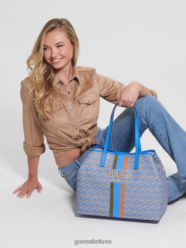 moterys GUESS 6NLN3239 krepšiai vandens logotipas vikky didelis krepšys