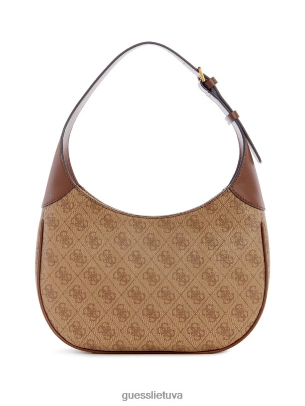 moterys GUESS 6NLN3009 krepšiai šviesus vintažas izzy quattro g valkatų krepšys