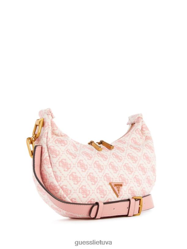 moterys GUESS 6NLN3045 krepšiai apelsinas/marmeladas Shemara mini valkata krepšys