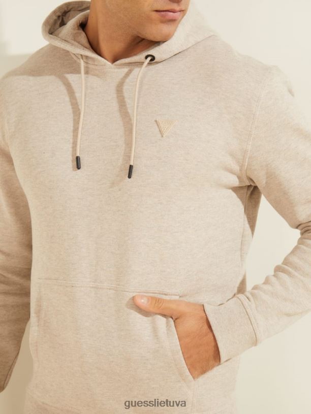 vyrų GUESS 6NLN4153 drabužiai kaštoniniai viržiai ekologinis aldwin džemperis