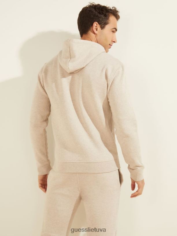 vyrų GUESS 6NLN4153 drabužiai kaštoniniai viržiai ekologinis aldwin džemperis