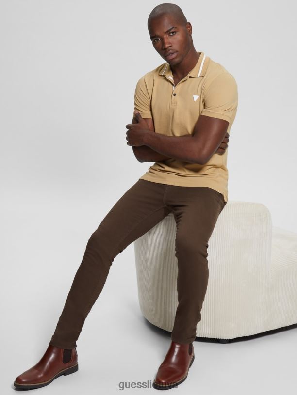 vyrų GUESS 6NLN4047 drabužiai kalnų medus ekologinis polo