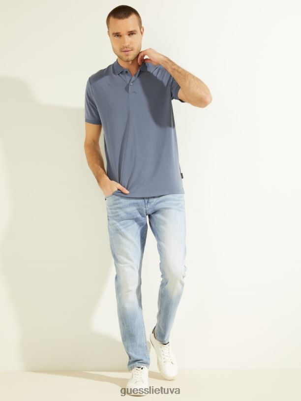 vyrų GUESS 6NLN4149 drabužiai mojavos akmuo iker polo