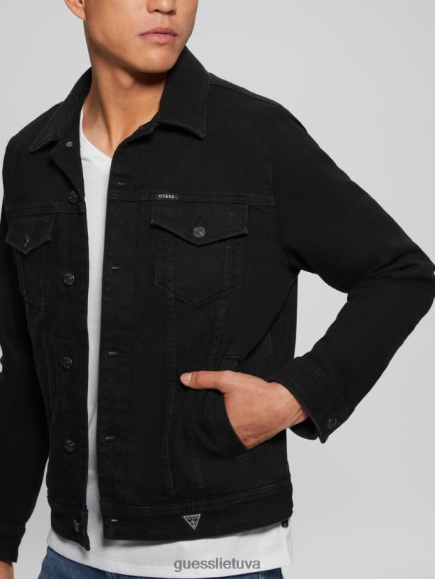 vyrų GUESS 6NLN3951 drabužiai jailbreak plovimas ekologinė dillon striukė