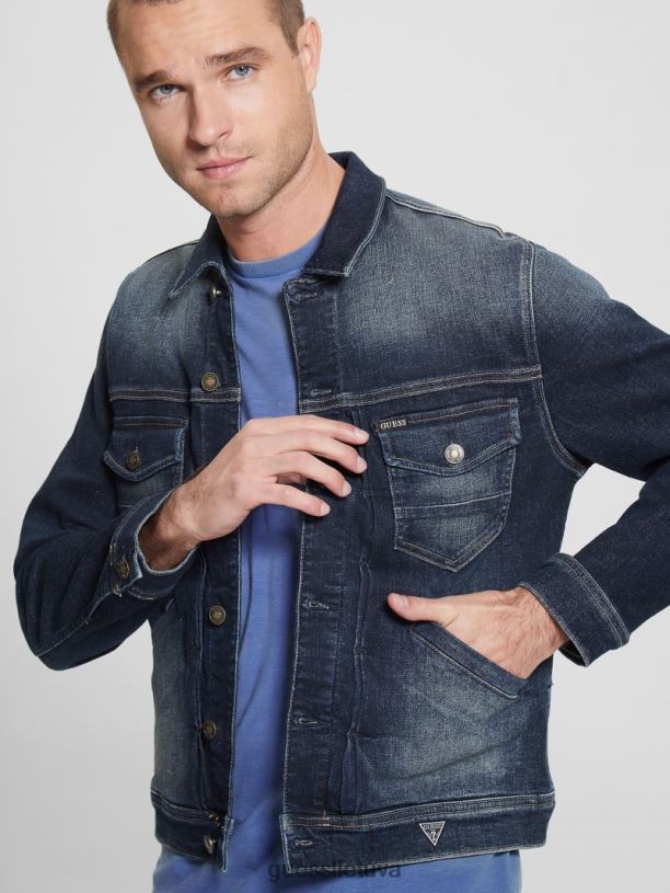 vyrų GUESS 6NLN4183 drabužiai palisades ekologinė dillon striukė