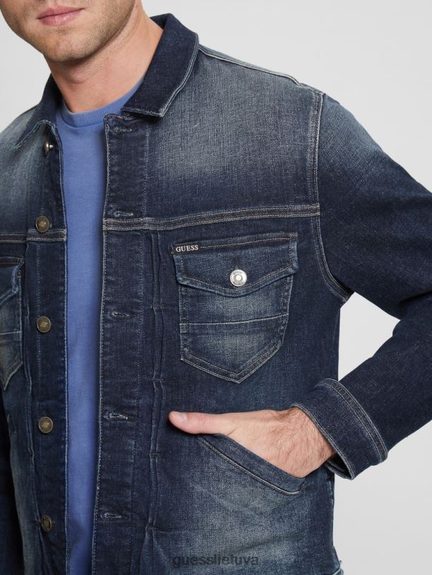 vyrų GUESS 6NLN4183 drabužiai palisades ekologinė dillon striukė