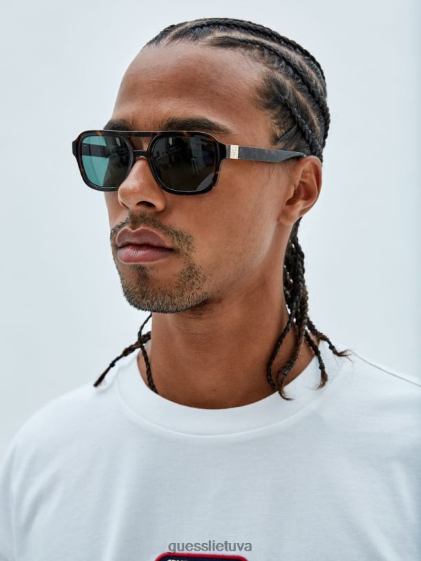 vyrų GUESS 6NLN3738 priedas 53n deliktas originalūs aviator akiniai nuo saulės