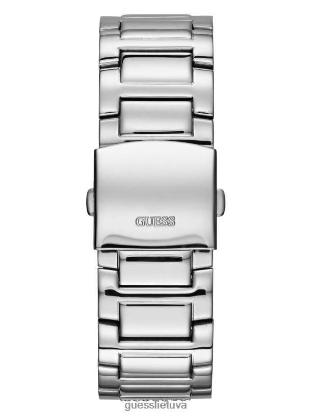 vyrų GUESS 6NLN3546 priedas sidabras daugiafunkcis laikrodis