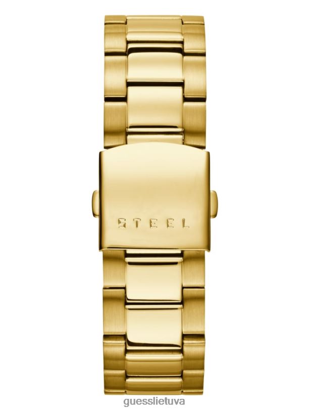 vyrų GUESS 6NLN3559 priedas auksas chronografo laikrodis