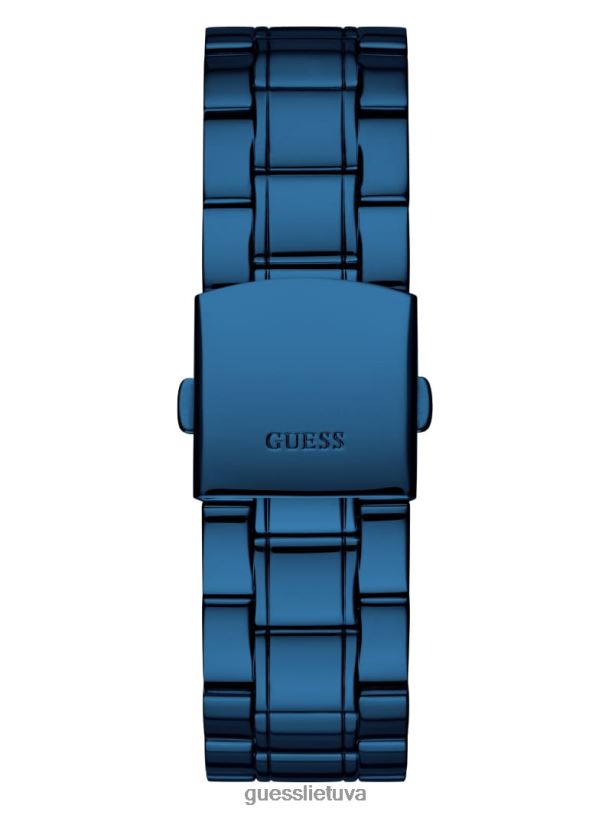 vyrų GUESS 6NLN3602 priedas mėlyna Analoginis deimantinis laikrodis