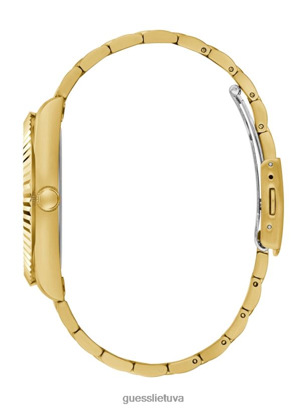 vyrų GUESS 6NLN3603 priedas auksas analoginis laikrodis