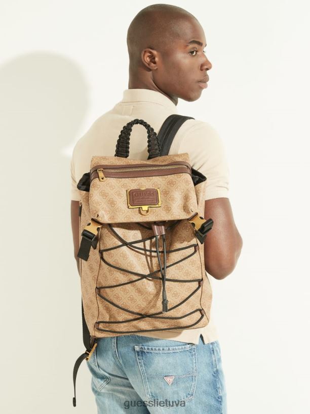 vyrų GUESS 6NLN3242 priedas bambuko kuprinė salameda